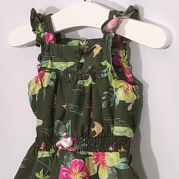 CARTER'S tropical marine floral dress 12 mon - Picture 4 of 8